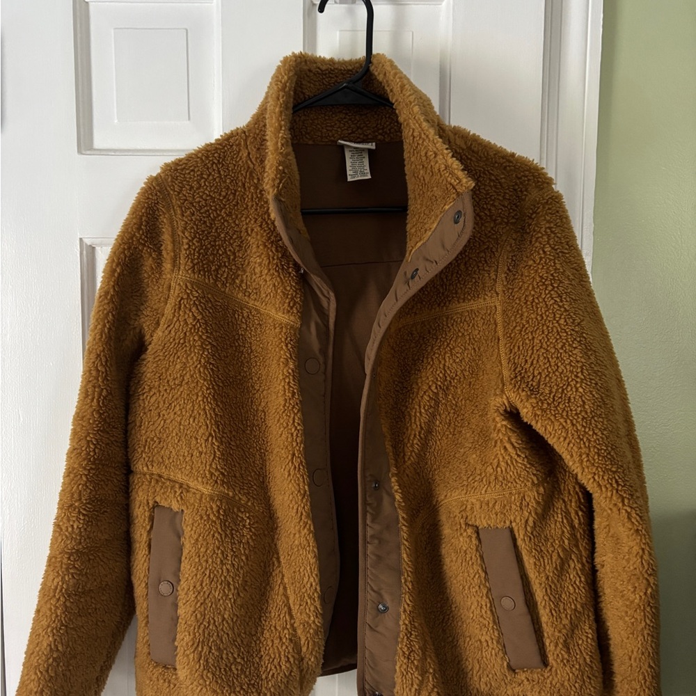 L.L. Bean Women's Tan Teddy Jacket